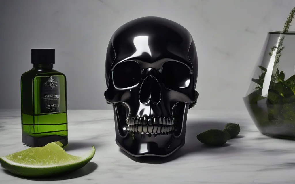 Of Skulls editorial dark style guide with skull fashion jewelry and decor inspiration