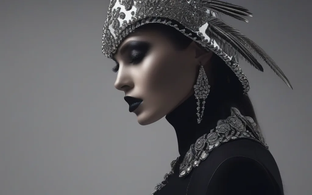 Skull fashion editorial card image